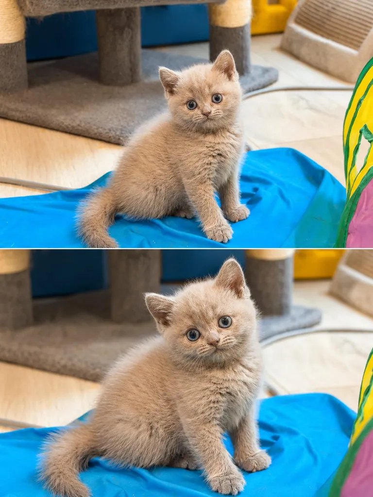 Bagheera, chaton Céleste Lilac de la Portée Vajra x Chuppa – 1er mai 2026